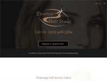 Tablet Screenshot of essencehairajax.com
